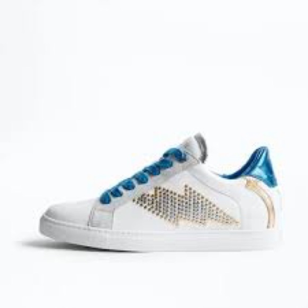 Zadig & Voltaire ZV1747 Flash Studs low-top leather sneakers
